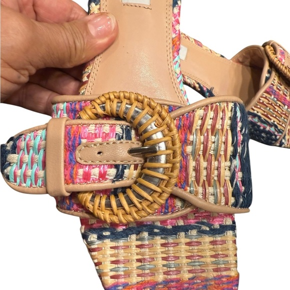 STEVEN NEW YORK Blythe Sandal Multicolor Woven Slide Sandals - Picture 4 of 11